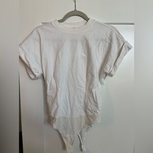 Lululemon open back Cotten body suit